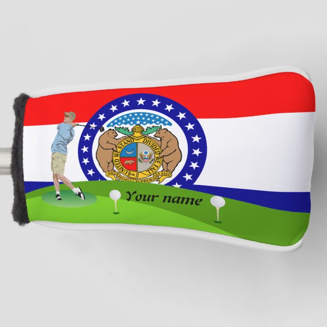 Flagge Missouri Golf Headcover (Vorderseite)