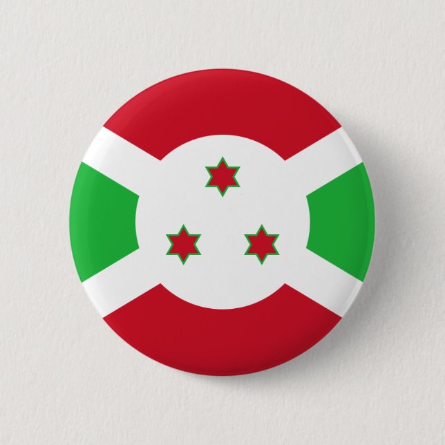 Flagge mit Burundi-Button Button (Vorderseite)