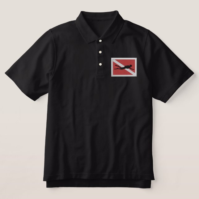 Flagge mit Taucher (Design Vorderseite)