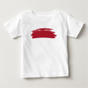 Flagge Monaco Baby T-shirt
