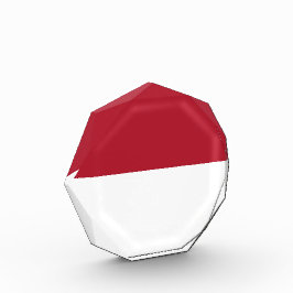 Flagge Monaco Fotoblock