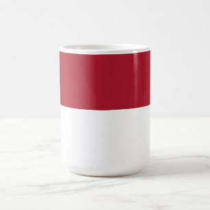 Flagge Monaco Kaffeetasse