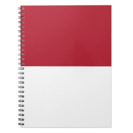Flagge Monaco Notizblock