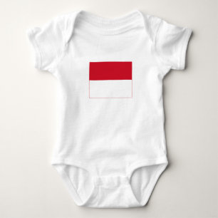 Flagge Monacos Baby Strampler