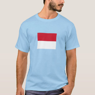 Flagge Monacos T-Shirt