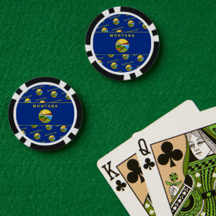 Flagge Montanas, Montanan Flagge Pokerchips