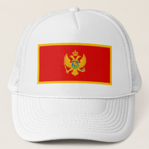 Flagge Montenegros Truckerkappe
