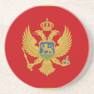 Flagge Montenegros Untersetzer