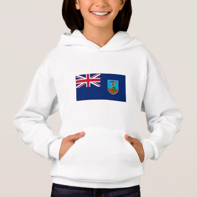 Flagge Montserrat Hoodie (Vorderseite)