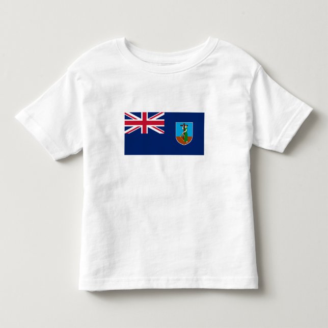 Flagge Montserrat Kleinkind T-shirt (Vorderseite)