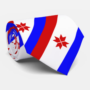 Flagge Mordowiens Krawatte