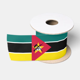 Flagge Mosambiks (Nationalflagge) (Afrika) Satinband