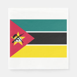 Flagge Mosambiks (Nationalflagge) (Afrika) Serviette