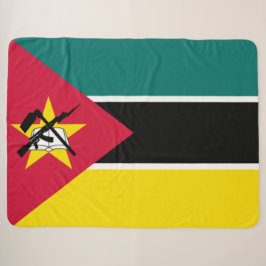 Flagge Mosambiks (Nationalflagge) (Afrika) Sherpadecke