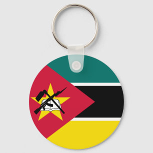 Flagge Mosambiks Schlüsselanhänger