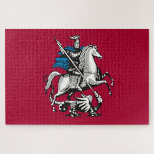 Flagge Moskaus (russische Hauptstadt)