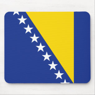 Flagge Mousepad Bosnien und Herzegowina