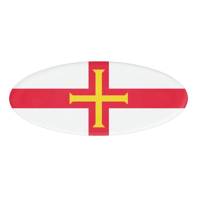 Flagge Namenschild (Vorderseite)