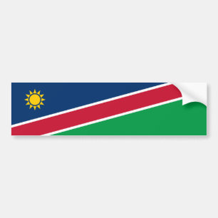 Flagge Namibias Autoaufkleber