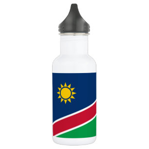 Flagge Namibias Edelstahlflasche
