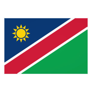 Flagge Namibias Fotodruck