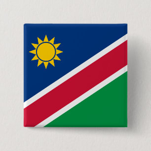 Flagge Namibias (Namibia) Button