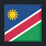 Flagge Namibias (Namibia) Magnet<br><div class="desc">Anpassbare World Flag Produkte - Bitte fühlen Sie sich frei,  Ihren eigenen Text hinzuzufügen.</div>