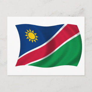 Flagge Namibias Postkarte