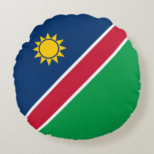 Flagge Namibias Rundes Kissen