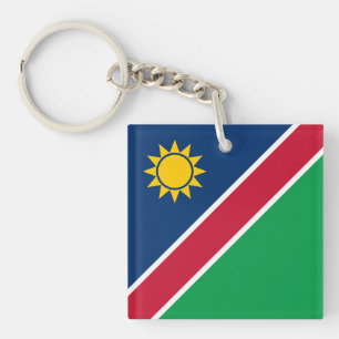 Flagge Namibias Schlüsselanhänger