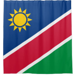 Flagge Namibias (Südafrika) Duschvorhang