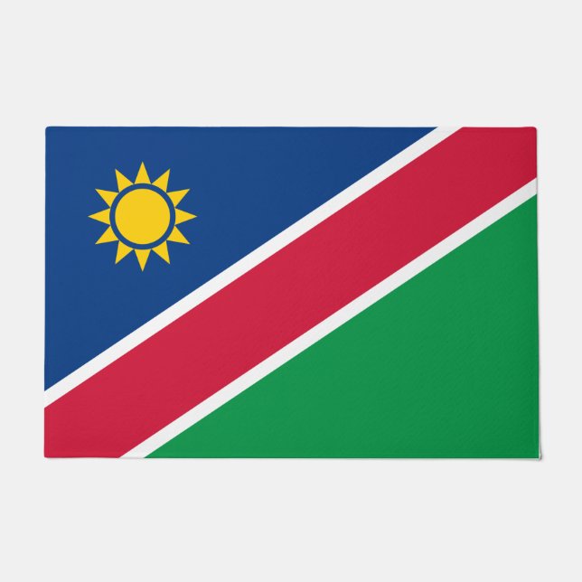 Flagge Namibias (Südafrika) Fußmatte (Vorderseite)