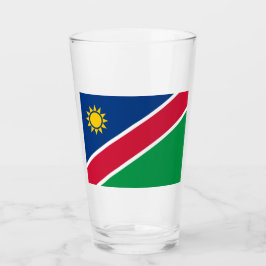 Flagge Namibias (Südafrika) Glas