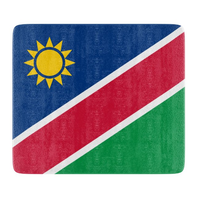 Flagge Namibias (Südafrika) Schneidebrett (Vorderseite)