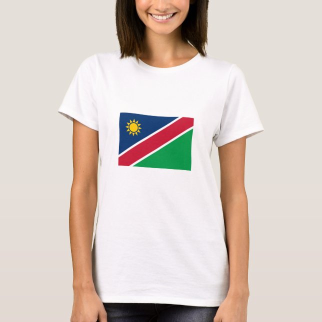 Flagge Namibias T-Shirt (Vorderseite)