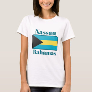 Flagge Nassau Bahamas T-Shirt