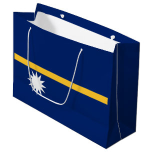Flagge Naurus Große Geschenktüte