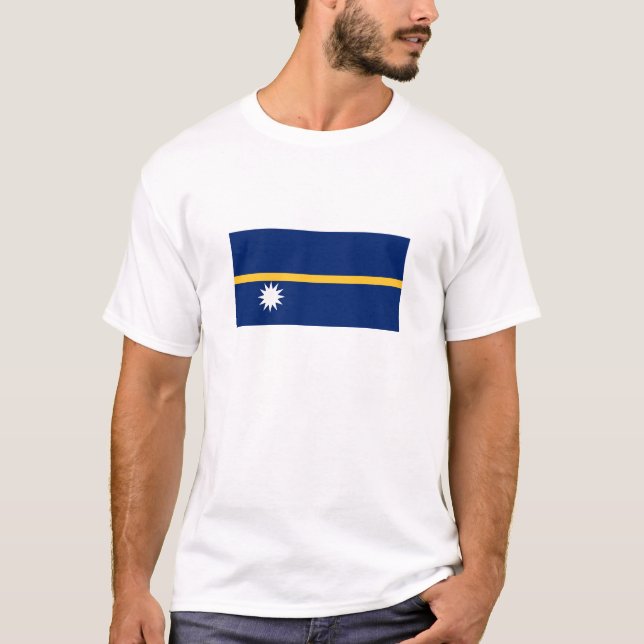 Flagge Naurus T-Shirt (Vorderseite)