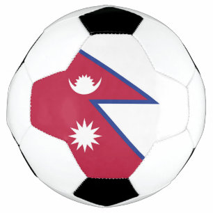 Flagge Nepals Fußball