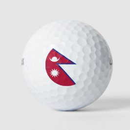 Flagge Nepals Golfball