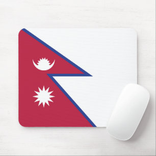 Flagge Nepals Mousepad