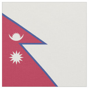 Flagge Nepals Stoff