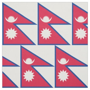 Flagge Nepals Stoff