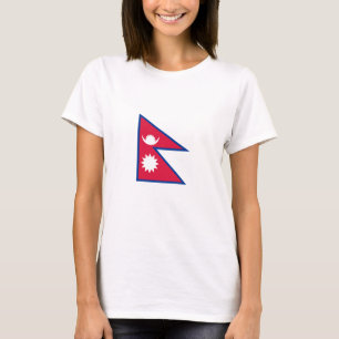 Flagge Nepals T-Shirt