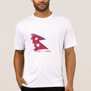 Flagge Nepals T-Shirt