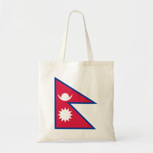 Flagge Nepals Tragetasche