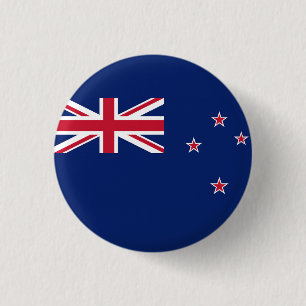 Flagge Neuseelands Button