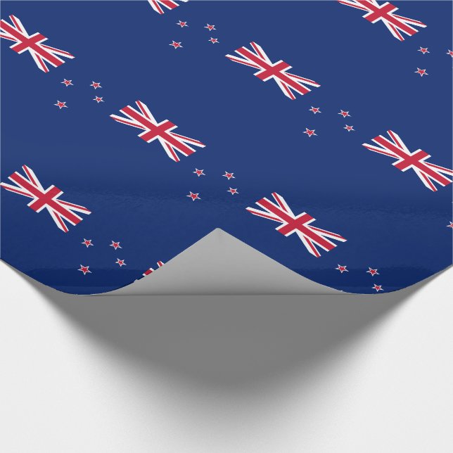 Flagge Neuseelands Geschenkpapier (Ecke)