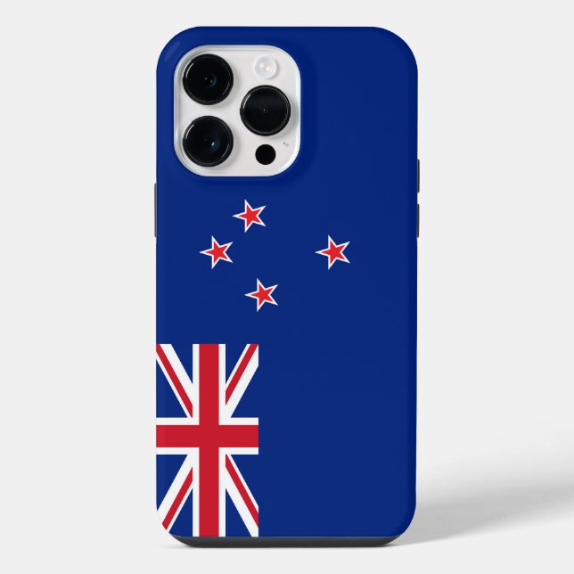 Flagge Neuseelands iPhone 14 Pro Max Hülle (Rückseite)