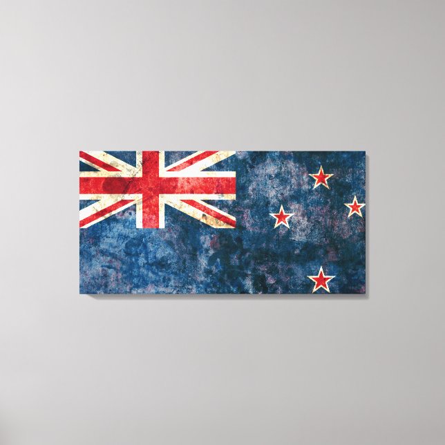Flagge Neuseelands Leinwanddruck (Vorderseite)